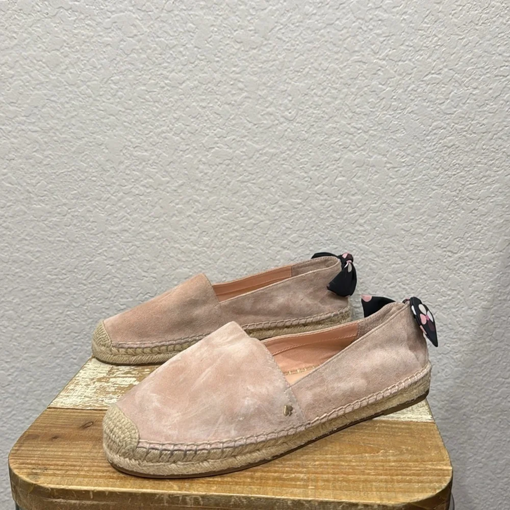 Kate Spade Grayson Suede Slip On Espadrille Size 8.5
